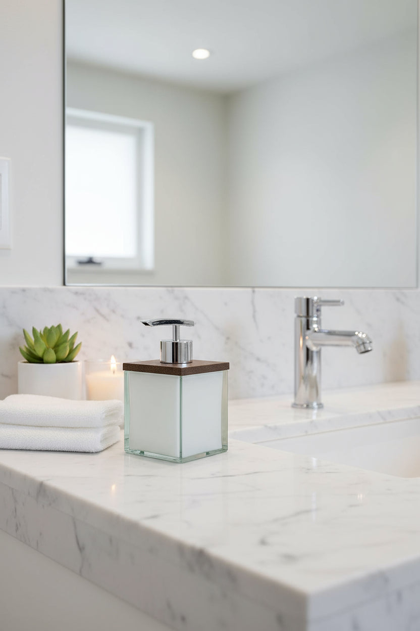 Porta Sabonete Líquido Seiva em Vidro 200ml