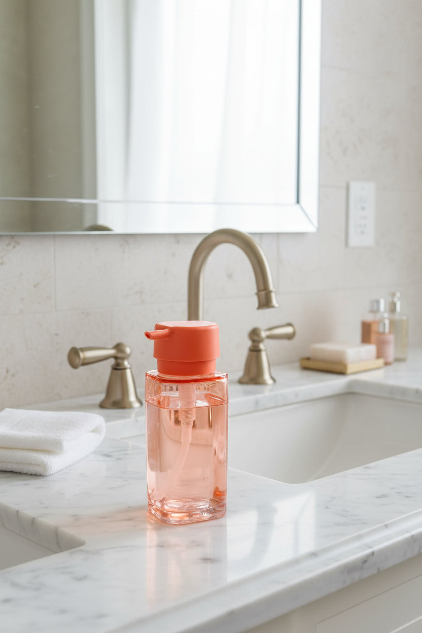 Porta Sabonete Líquido em Acrilico