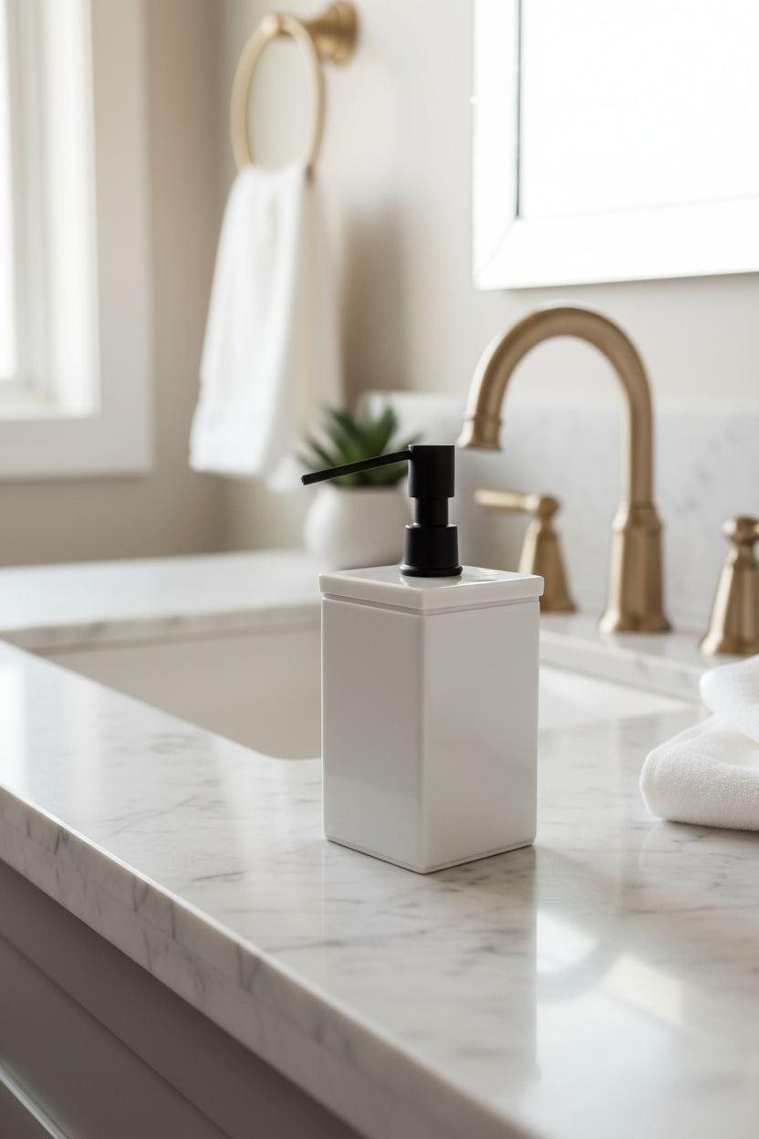 Porta Sabonete Líquido Plus Fendi Black