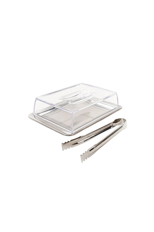 Porta Frios com Pinça em Aço Inox