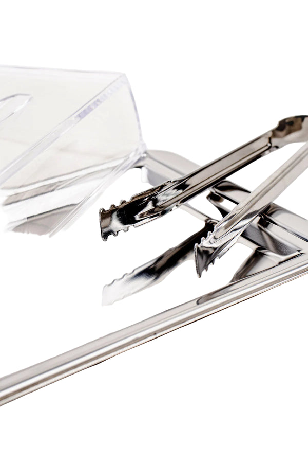 Porta Frios com Pinça em Aço Inox