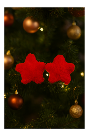 Conjunto de Pendente Natalino de Estrela  em Poliéster 2 Peças