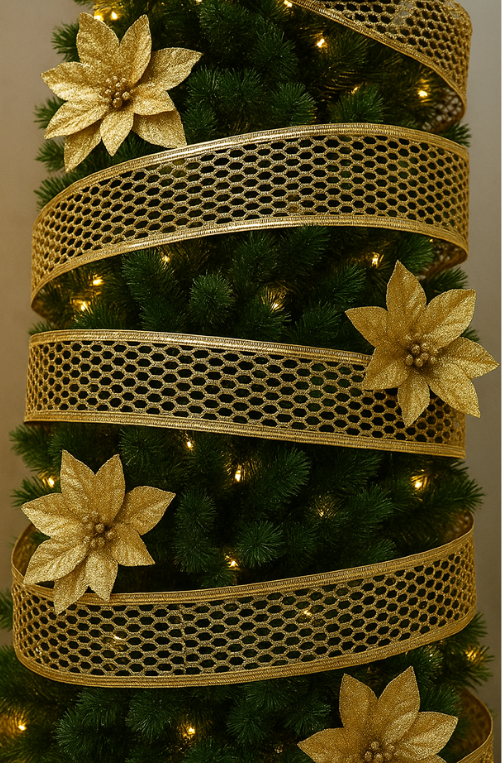 Fita Decorativa Natalina em Poliéster