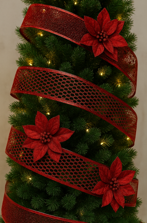 Fita Decorativa Natalina em Poliéster