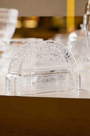 Porta Guardanapos Mauve Cristal