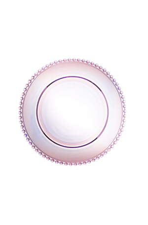 Prato Pearl Rainbow de Cristal 28cm