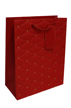 Sacola Grande de Papel Luxo Golden Dots