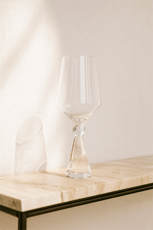 Taça de Vidro Epcot Prisma Transparente 300ml