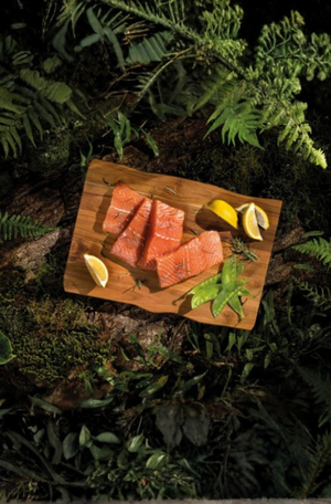 Tábua Savia Retangular Em Madeira Teca 40x28cm