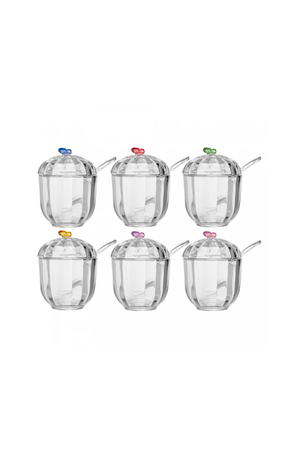 Açucareiro com Colher Fairy Butterfly em Cristal 1 Peça Sortida