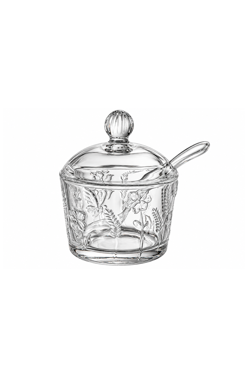 Açucareiro com Colher Spring Transparente 210ml