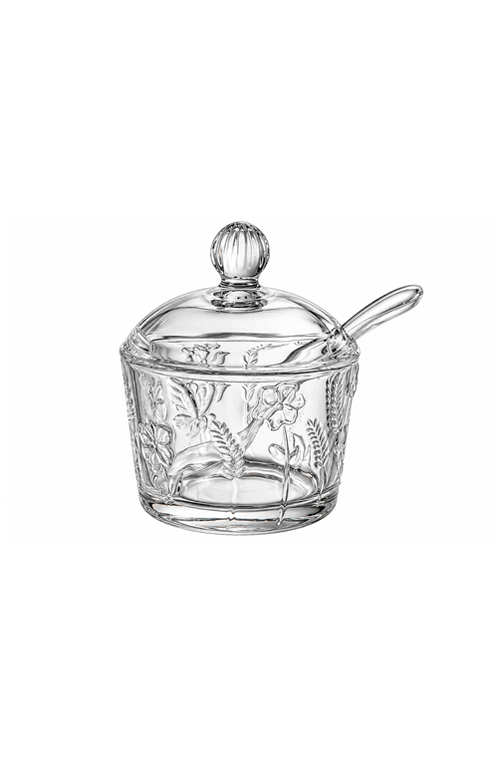 Açucareiro com Colher Spring Transparente 210ml