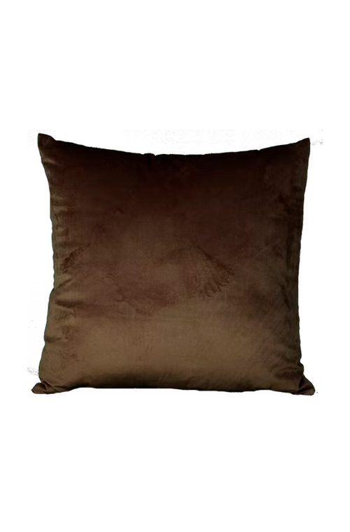 Almofada Inca Lisa Marrom 50x50cm