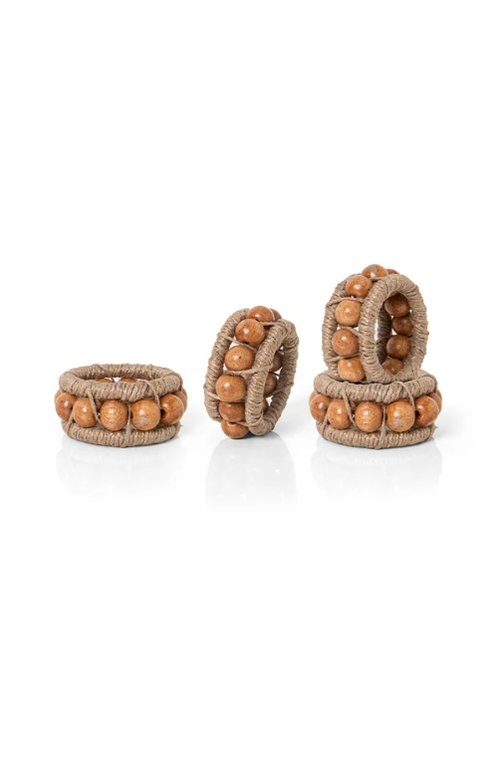 Conjunto de Anéis para Guardanapo Vicki 4 Peças