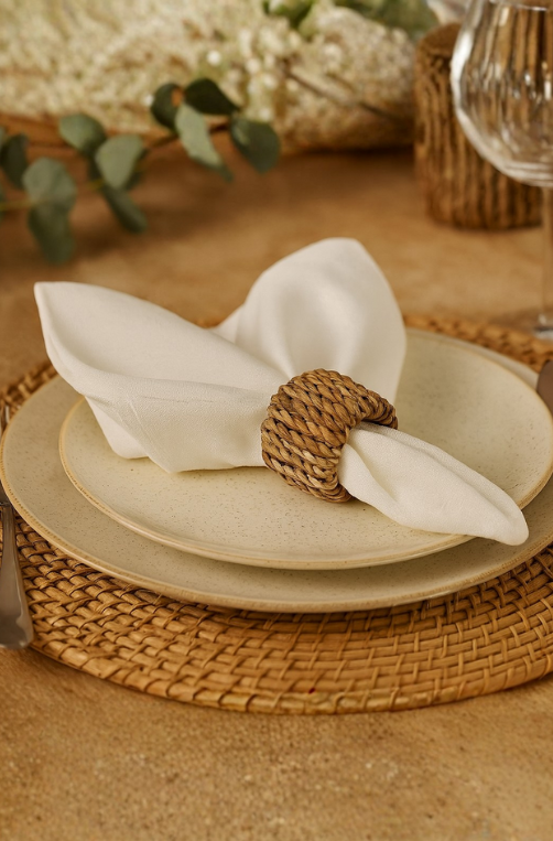 Conjunto de Anéis para Guardanapo Sea 4 Peças