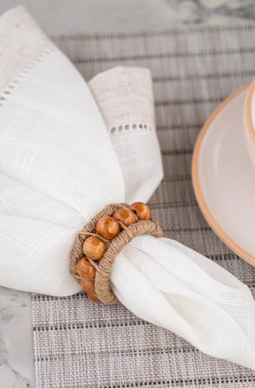 Conjunto de Anéis para Guardanapo Vicki 4 Peças