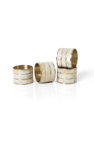 Conjunto de Anéis de Guardanapo Ayla 4 Peças