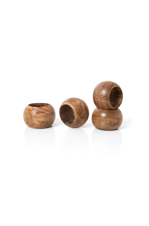 Conjunto de Anéis para Guardanapo Taiga 4 Peças