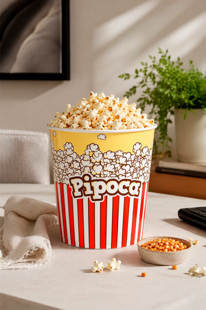 Balde para Pipoca Popcorn Médio