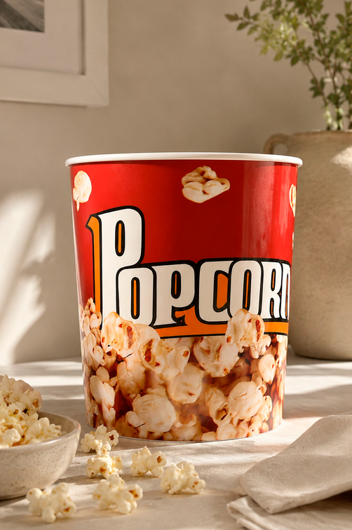 Balde para Pipoca Popcorn Médio