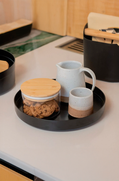 Organizador Giratório Baixo Lume Preto