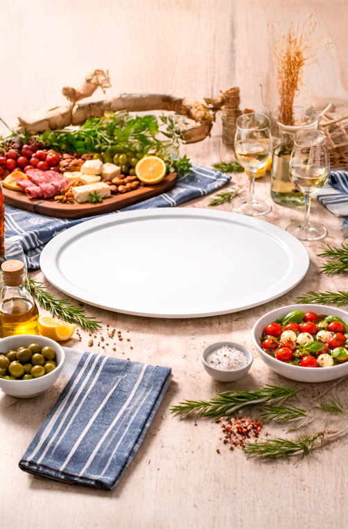Bandeja de Servir Red Branca