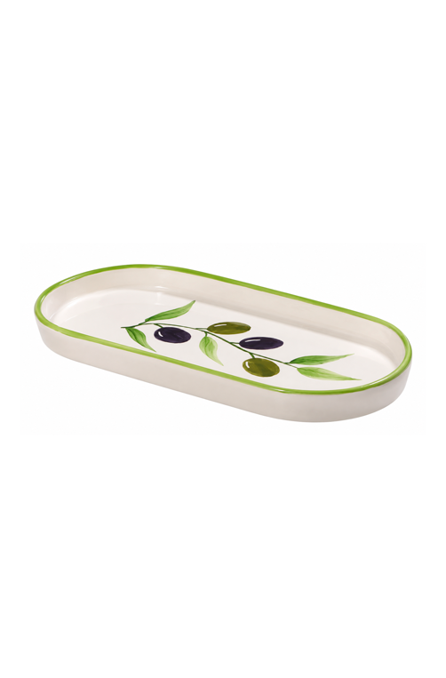 Bandeja de Azeitoninhas Kitchen Oval em Cerâmica