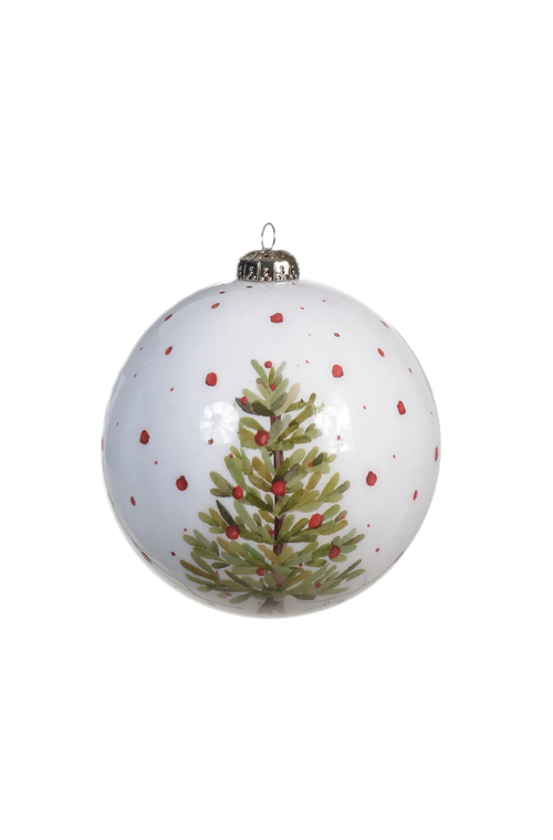 Bola de Árvore de Natal Decorada 20cm