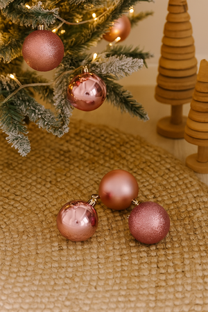 Conjunto de Bolas Natalinas 6 Peças