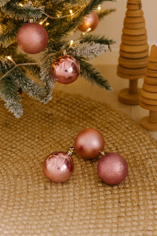 Conjunto de Bolas Natalinas 6 Peças