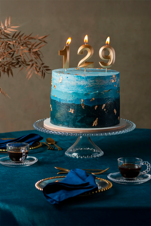 Boleira com Pé de Cristal Pearl 31x11cm