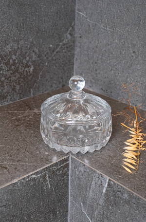 Potiche Decorativo de Cristal Louise