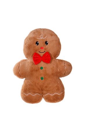 Boneco Gingerbead Natalino com Gravata de Pelúcia