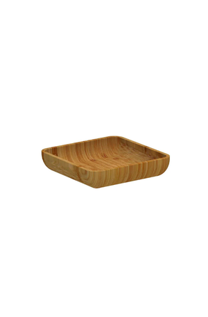 Bowl Quadrado Lume em Bambu 21cm
