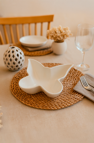 Bowl Borboleta Blanc New Bone China