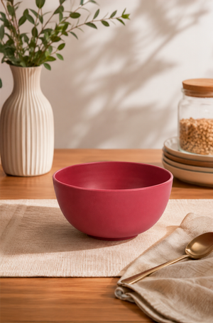 Bowl Bordô em Fibra de Trigo e Polipropileno 800ml