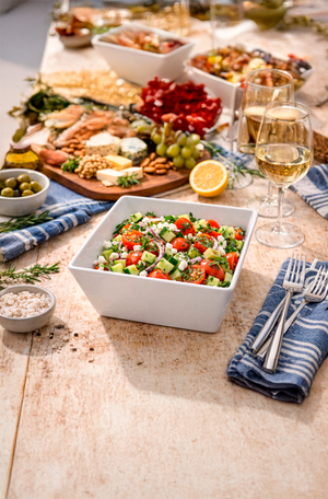 Bowl Square em Melamina Branca 550ml