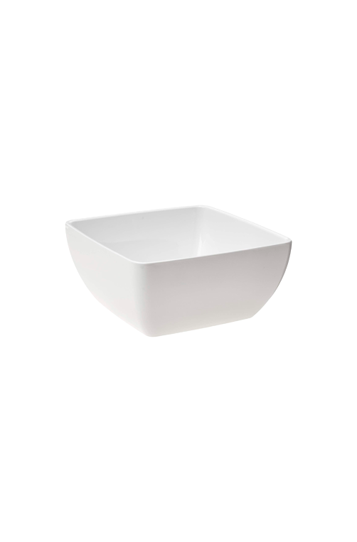 Bowl Square Branco em Melamina 1,8 Litros