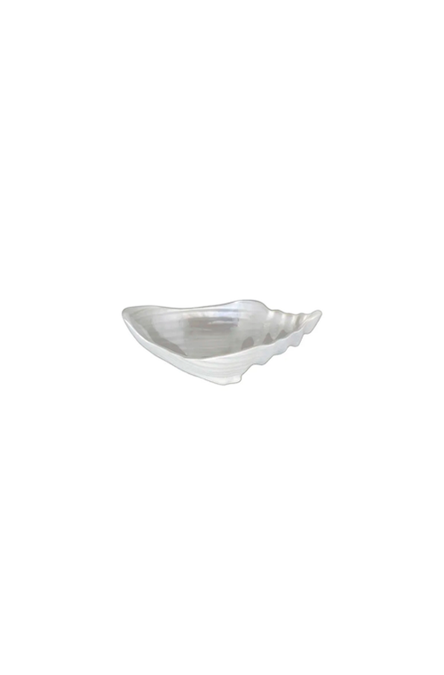 Bowl Concha de Vidro Shell Perola 15 x 10cm