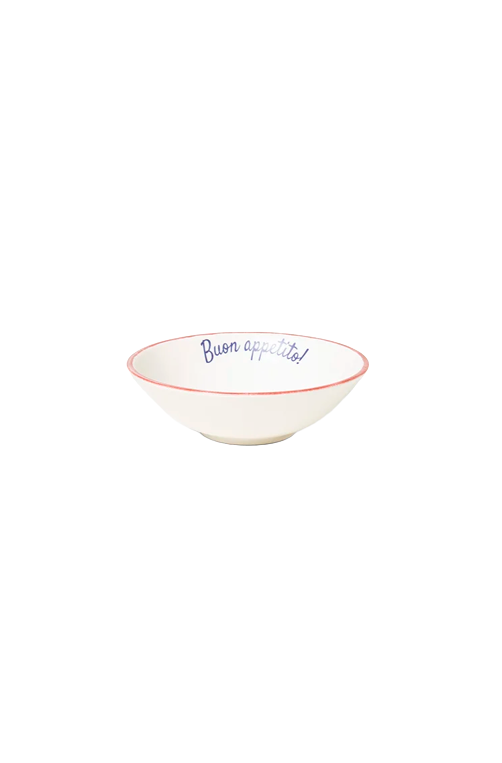 Bowl Aquarelle Boun Appetito Vermelho em Cerâmica