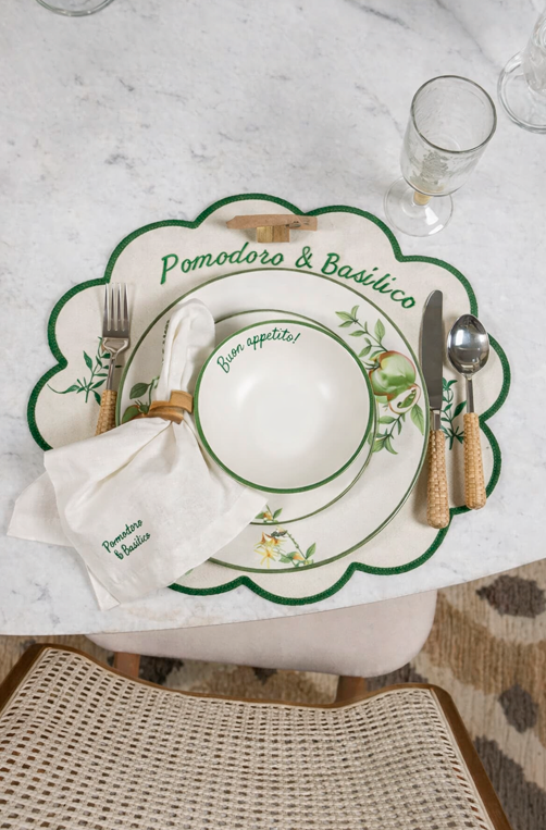 Bowl Aquarelle Boun Appetito Verde em Cerâmica 250ml