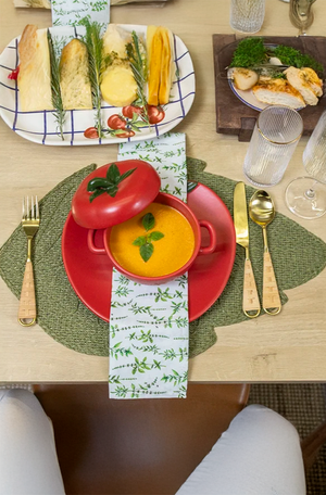 Bowl com Tampa Aquarelle em Cerâmica Pomodoro 600ml