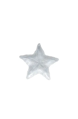 Bowl Pequeno de Vidro Estrela do Mar Pérola 18cm