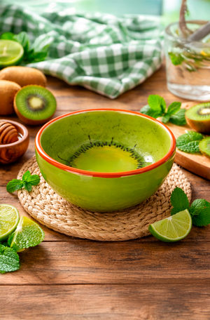 Bowl Decorado Kiwi em Cerâmica 340ml