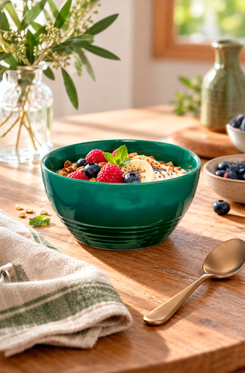 Bowl Le Chef Verde em Cerâmica 350ml