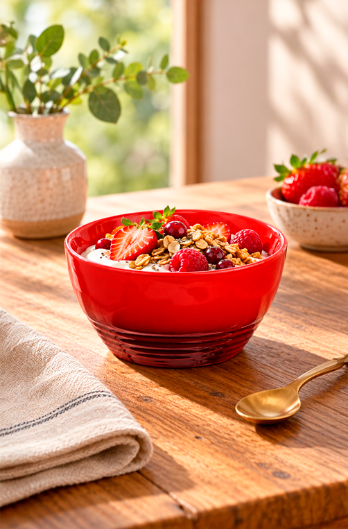 Bowl Le Chef Vermelho em Cerâmica 350ml