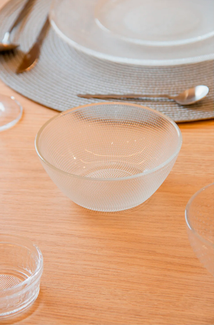 Conjunto de Bowl Pontiê de Vidro 6 Peças