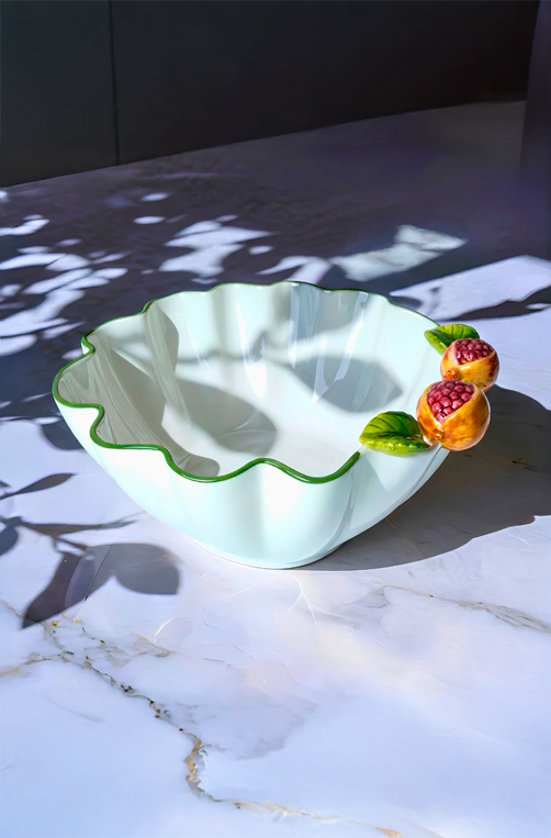 Bowl de Romã em Porcelana 25cm