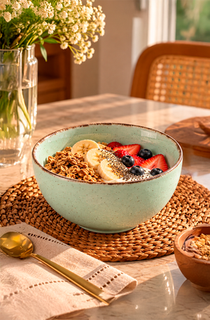 Bowl Serena Menta em Cerâmica 560ml