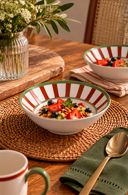 Bowl Spezie Vermelho em Cerâmica 300ml